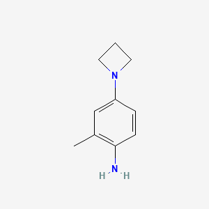molecular formula C10H14N2 B1501084 4-(Azetidin-1-yl)-2-methylaniline CAS No. 344405-56-7