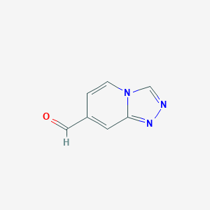 [1,2,4]Triazolo[4,3-a]pyridine-7-carbaldehyde