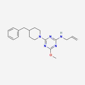 N-allyl-N-[4-(4-benzylpiperidino)-6-methoxy-1,3,5-triazin-2-yl]amine