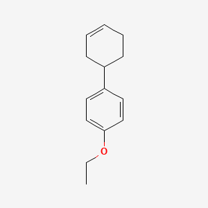 molecular formula C14H18O B1501092 4'-Ethoxy-1,2,3,6-tetrahydro-1,1'-biphenyl CAS No. 181795-55-1