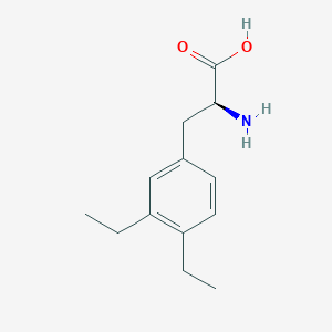 molecular formula C13H19NO2 B1501096 (2S)-2-Amino-3-(3,4-diethylphenyl)propanoic acid 