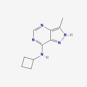 molecular formula C10H13N5 B1501103 N-cyclobutyl-3-methyl-1H-Pyrazolo[4,3-d]pyrimidin-7-amine 