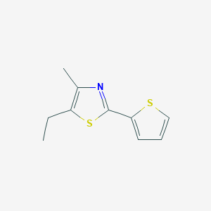 molecular formula C10H11NS2 B1501112 5-Ethyl-4-methyl-2-(2-thienyl)-1,3-thiazole 