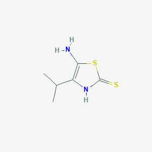 molecular formula C6H10N2S2 B1501114 5-amino-4-isopropylthiazole-2(3H)-thione 