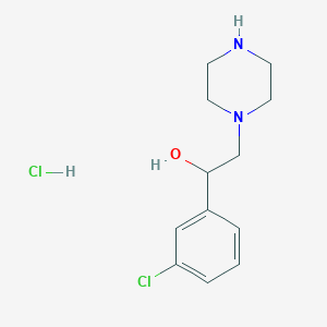 1-(3-Chloro-phenyl)-2-piperazin-1-yl-ethanol hydrochloride