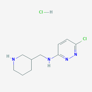 molecular formula C10H16Cl2N4 B1501128 (6-Chloro-pyridazin-3-yl)-piperidin-3-ylmethyl-amine hydrochloride CAS No. 1185313-84-1
