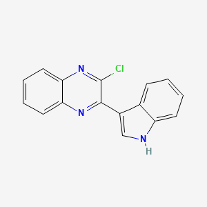 molecular formula C16H10ClN3 B1501130 2-Chloro-3-(1H-indol-3-yl)-quinoxaline CAS No. 1146080-41-2