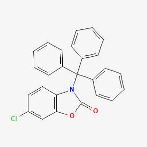 molecular formula C26H18ClNO2 B15011309 6-chloro-3-trityl-1,3-benzoxazol-2(3H)-one 