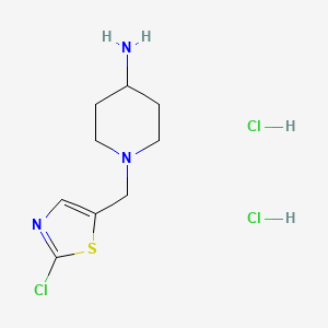 1-(2-Chloro-thiazol-5-ylmethyl)-piperidin-4-ylamine dihydrochloride