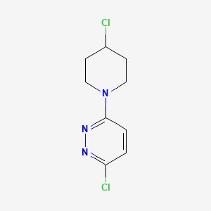 molecular formula C9H11Cl2N3 B1501135 3-Chloro-6-(4-chloropiperidin-1-yl)pyridazine CAS No. 1185318-06-2