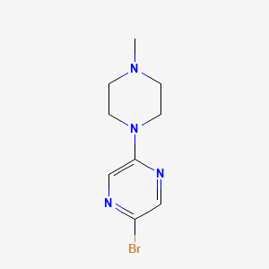 molecular formula C9H13BrN4 B1501136 2-Bromo-5-(4-methylpiperazin-1-YL)pyrazine CAS No. 955050-06-3