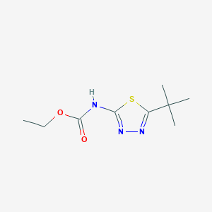 ethyl N-(5-tert-butyl-1,3,4-thiadiazol-2-yl)carbamate