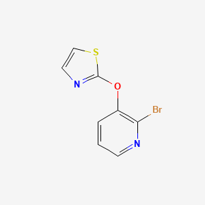 molecular formula C8H5BrN2OS B1501146 2-Bromo-3-(thiazol-2-yloxy)-pyridine CAS No. 1065484-74-3