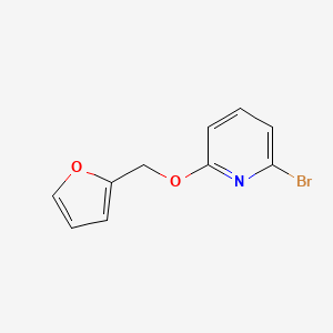 molecular formula C10H8BrNO2 B1501147 2-Bromo-6-(furan-2-ylmethoxy)-pyridine CAS No. 1065484-89-0