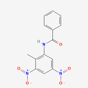 N-(2-methyl-3,5-dinitrophenyl)benzamide