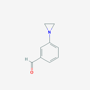 molecular formula C9H9NO B1501152 3-(Aziridin-1-yl)benzaldehyde CAS No. 784102-54-1