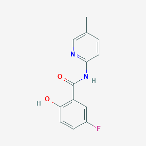 molecular formula C13H11FN2O2 B1501158 5-Fluoro-2-hydroxy-N-(5-methyl-2-pyridinyl)benzamide CAS No. 783371-15-3