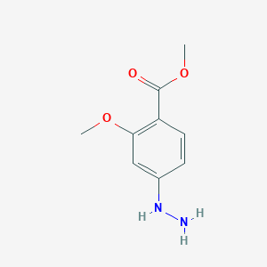 molecular formula C9H12N2O3 B1501159 Methyl 4-hydrazinyl-2-methoxybenzoate 