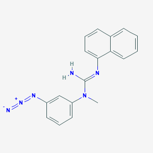 B150116 N-(3-Azidophenyl)-N-methyl-N'-1-naphthylguanidine CAS No. 137160-01-1