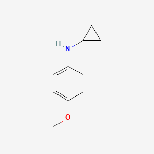 molecular formula C10H13NO B1501164 N-cyclopropyl-4-methoxyaniline CAS No. 263244-95-7