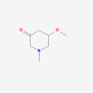 molecular formula C7H13NO2 B1501170 5-Methoxy-1-methylpiperidin-3-one CAS No. 346655-76-3