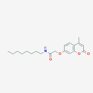 2-[(4-methyl-2-oxo-2H-chromen-7-yl)oxy]-N-octylacetamide