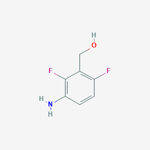molecular formula C7H7F2NO B1501179 (3-Amino-2,6-difluorophenyl)methanol CAS No. 84832-03-1