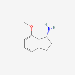 molecular formula C10H13NO B1501187 (1R)-7-Methoxy-2,3-dihydro-1H-inden-1-amine CAS No. 215362-48-4