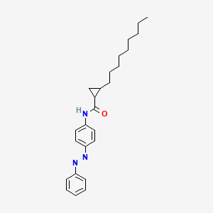 2-nonyl-N-{4-[(E)-phenyldiazenyl]phenyl}cyclopropanecarboxamide