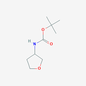 molecular formula C9H17NO3 B1501191 tert-Butyl (tetrahydrofuran-3-yl)carbamate CAS No. 444608-45-1