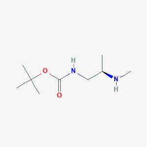 molecular formula C9H20N2O2 B1501195 (R)-tert-Butyl (2-(methylamino)propyl)carbamate 