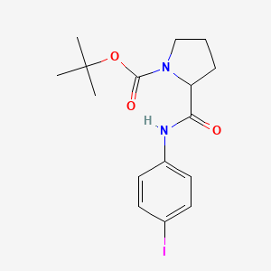 Tert-butyl 2-[(4-iodophenyl)carbamoyl]pyrrolidine-1-carboxylate