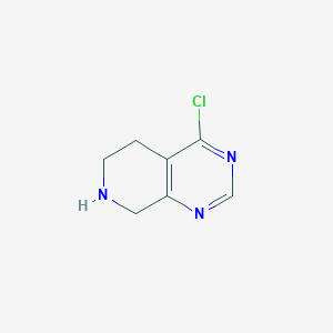 molecular formula C7H8ClN3 B1501197 4-Chloro-5,6,7,8-tétrahydropyrido[3,4-d]pyrimidine CAS No. 1196157-06-8