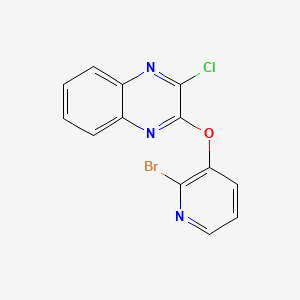 molecular formula C13H7BrClN3O B1501200 2-(2-Bromo-pyridin-3-yloxy)-3-chloro-quinoxaline CAS No. 1065484-71-0