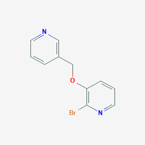 molecular formula C11H9BrN2O B1501203 2-Bromo-3-(pyridin-3-ylmethoxy)-pyridine CAS No. 1065484-76-5