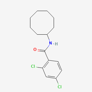 molecular formula C15H19Cl2NO B15012048 2,4-dichloro-N-cyclooctylbenzamide 