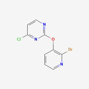 molecular formula C9H5BrClN3O B1501205 2-(2-Bromo-pyridin-3-yloxy)-4-chloro-pyrimidine CAS No. 1065484-67-4
