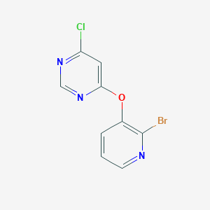 4-((2-Bromopyridin-3-yl)oxy)-6-chloropyrimidine