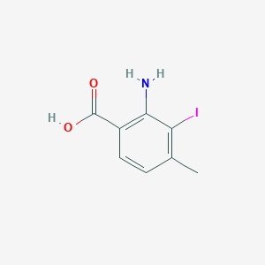 2-Amino-3-iodo-4-methylbenzoic acid