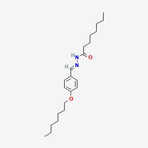 N'-[(E)-[4-(Heptyloxy)phenyl]methylidene]octanehydrazide