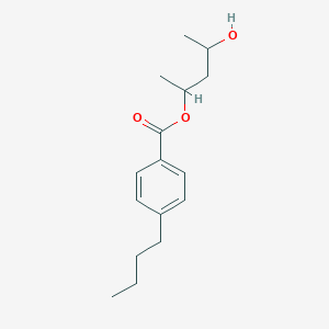 molecular formula C16H24O3 B1501223 4-Hydroxypentan-2-YL 4-butylbenzoate 