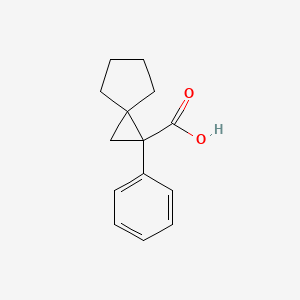 molecular formula C14H16O2 B1501232 1-Phenylspiro[2.4]heptane-1-carboxylic acid CAS No. 915921-61-8