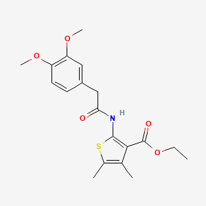 Ethyl 2-{[(3,4-dimethoxyphenyl)acetyl]amino}-4,5-dimethylthiophene-3-carboxylate