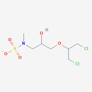 {3-[(1,3-Dichloropropan-2-yl)oxy]-2-hydroxypropyl}methylsulfamate