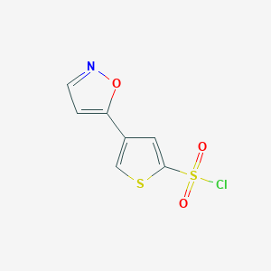 4-(1,2-Oxazol-5-yl)thiophene-2-sulfonyl chloride