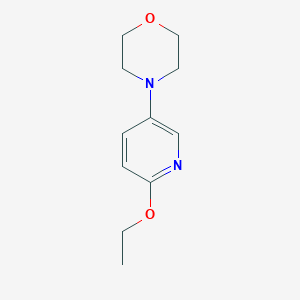 molecular formula C11H16N2O2 B1501240 4-(6-Ethoxypyridin-3-yl)morpholine CAS No. 200064-33-1
