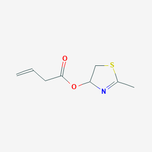 molecular formula C8H11NO2S B1501241 2-Methyl-4,5-dihydro-1,3-thiazol-4-yl but-3-enoate CAS No. 533887-37-5