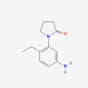 molecular formula C12H16N2O B1501243 1-(5-Amino-2-ethylphenyl)pyrrolidin-2-one 
