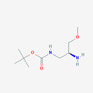 molecular formula C9H20N2O3 B1501247 Carbamic acid, [(2S)-2-amino-3-methoxypropyl]-, 1,1-dimethylethyl ester (9CI) 