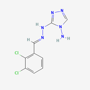 3-[(2E)-2-(2,3-dichlorobenzylidene)hydrazinyl]-4H-1,2,4-triazol-4-amine